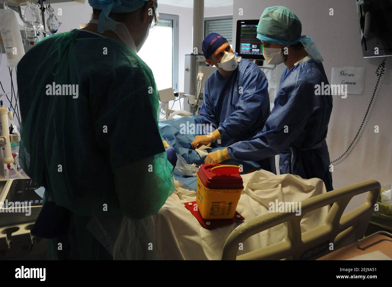 Medical intensive care unit Stock Photo