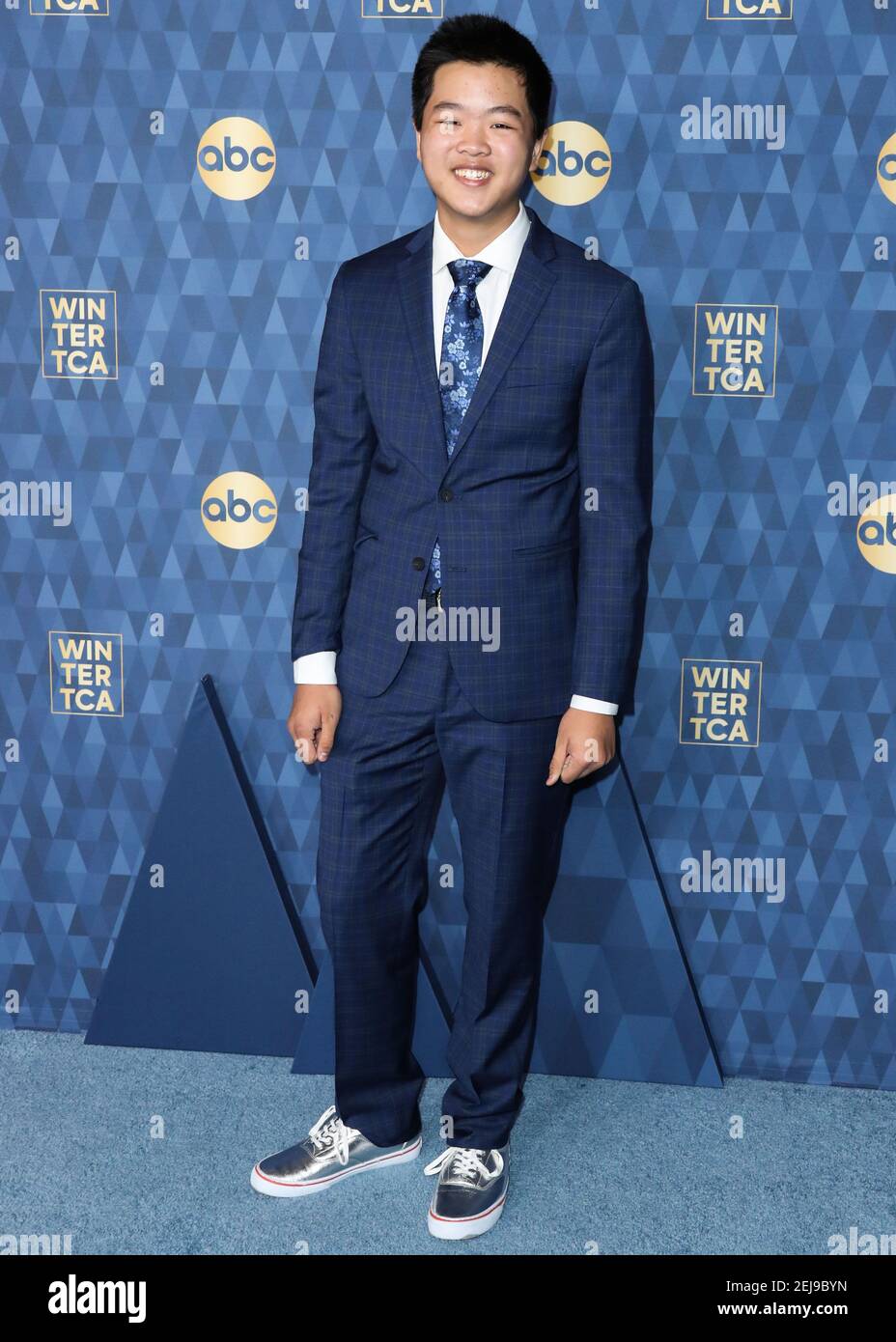 PASADENA, LOS ANGELES, CALIFORNIA, USA JANUARY 08 Actor Hudson Yang