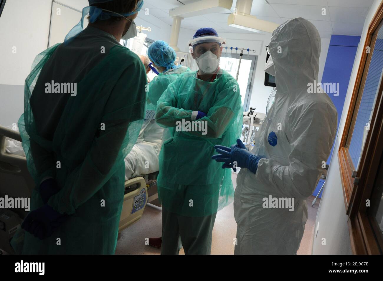 Covid-19 emergencies Stock Photo