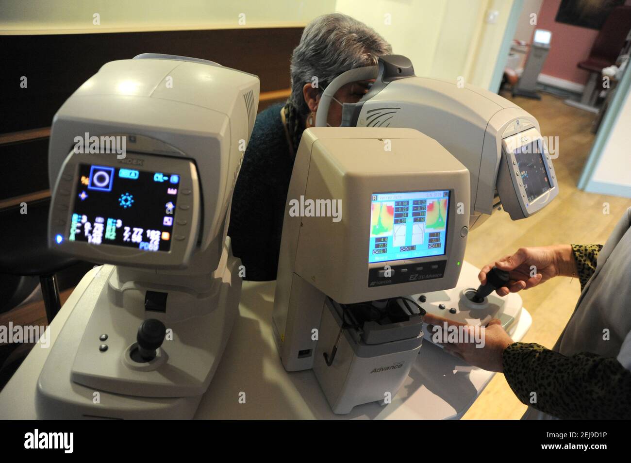 Ophthalmology office Stock Photo