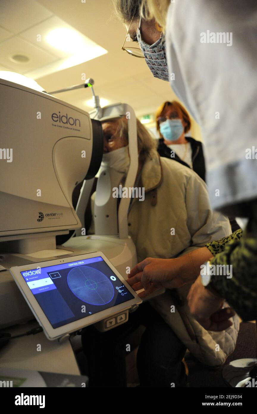 Ophthalmology office Stock Photo