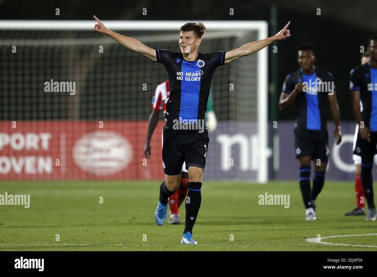 DOHA, 09-01-2020, Aspire Zone, season 2019 / 2020, Friendly match, Club  Brugge player Eduard Sobol celebrating the 0-2 during the match PSV - Club  Brugge (Photo by Pro Shots/Sipa USA Stock Photo - Alamy