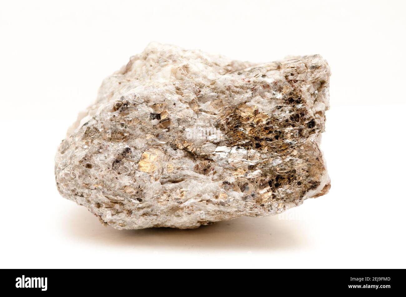 mica muscovite mineral sample Stock Photo