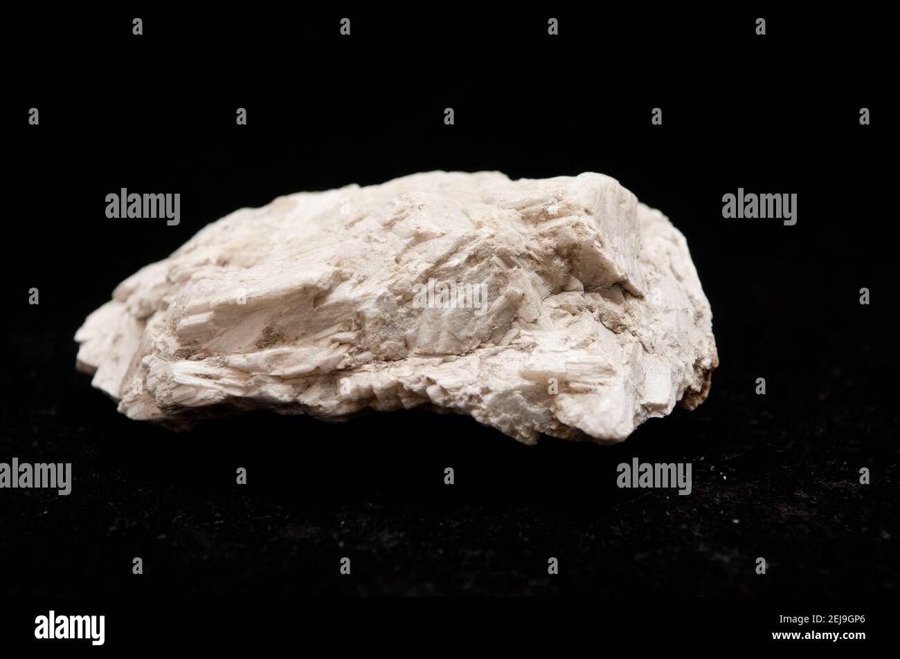 wollastonite mineral sample Stock Photo
