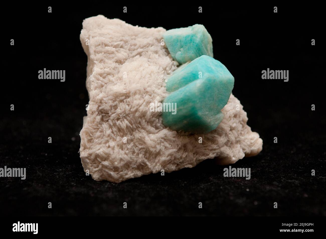 amazonite gemstone mineral Stock Photo