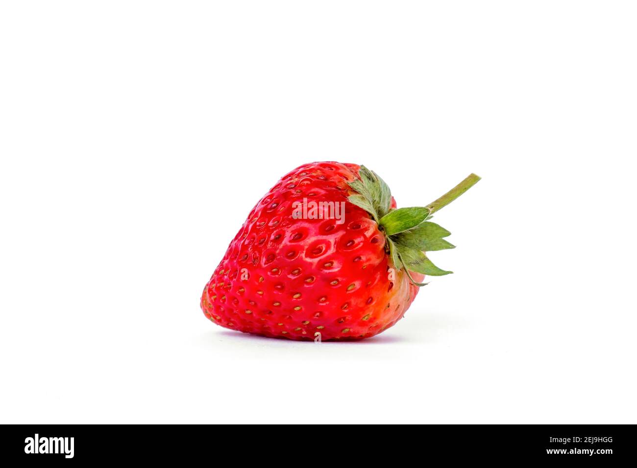 Fresh ripe juicy strawberry isolated on white background Stock Photo ...