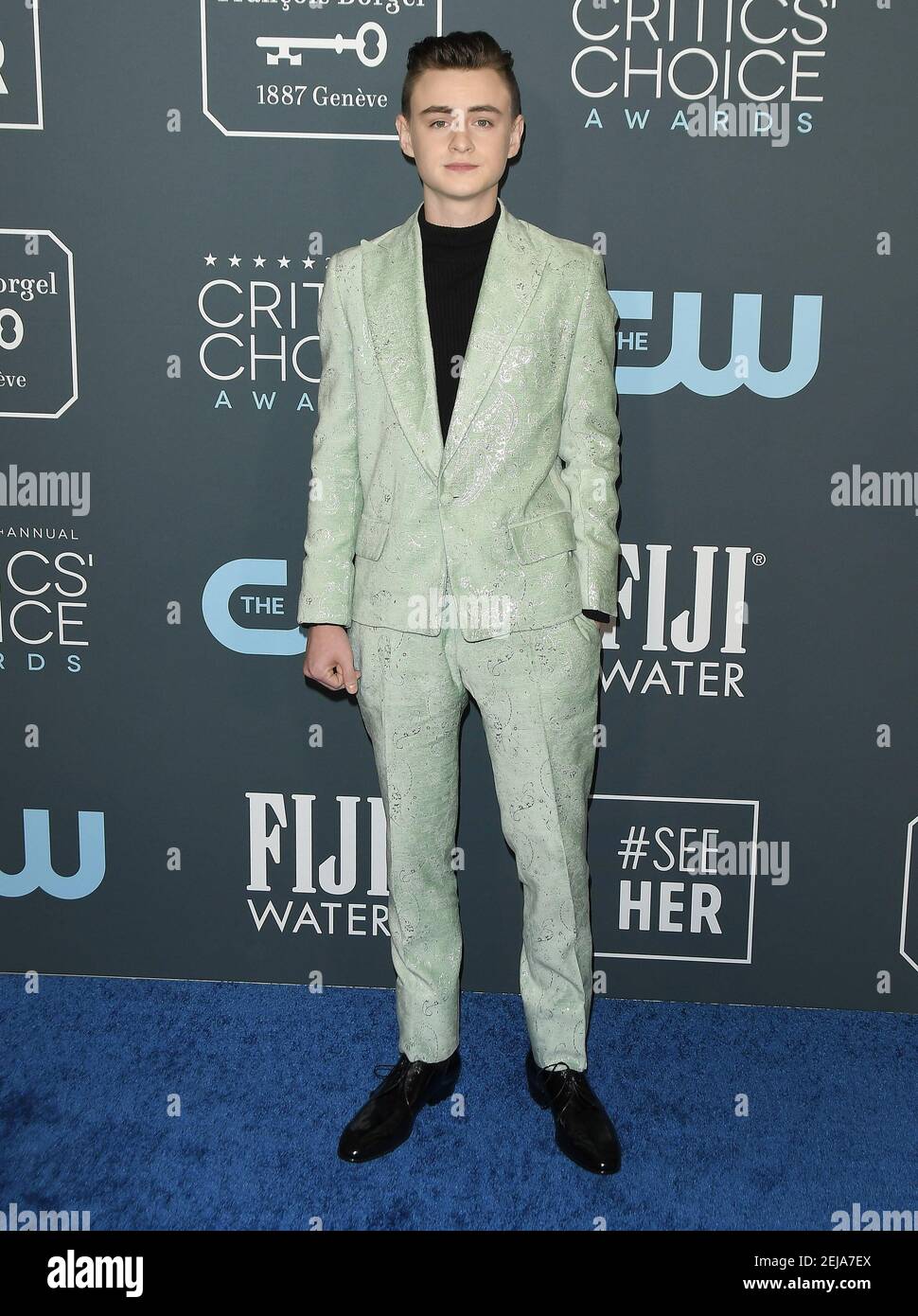 Jaeden Martell arrives at the 25th Annual Critics' Choice Awards held