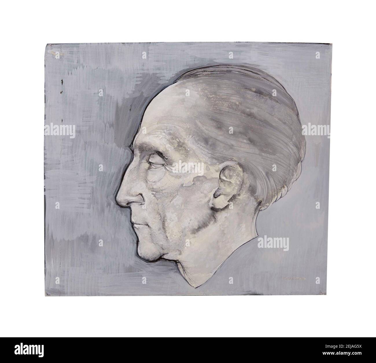 Portrait of Marcel Duchamp. Museum: PRIVATE COLLECTION. Author: HANS BELLMER. Stock Photo