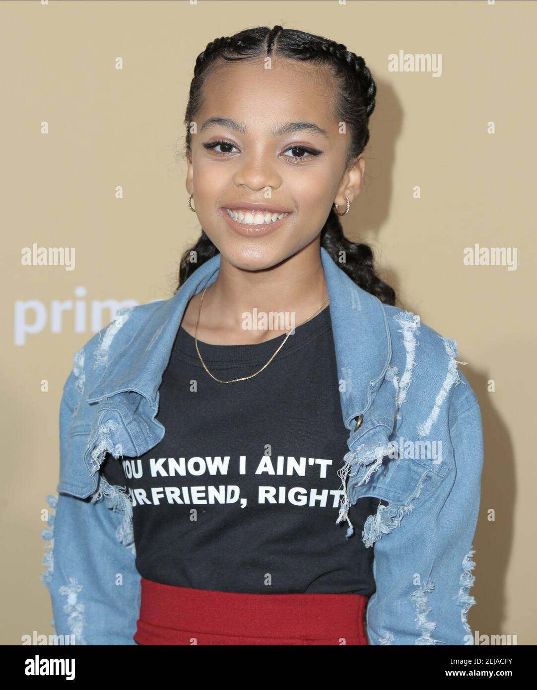 Milan Ray at the Amazon Studios Troop Zero Los Angeles Premiere held at ...