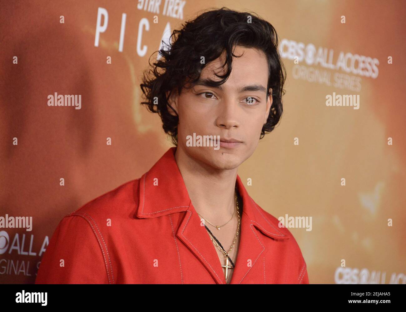 Evan Evagora arrives at the CBS All Access' STAR TREK PICARD Premiere ...