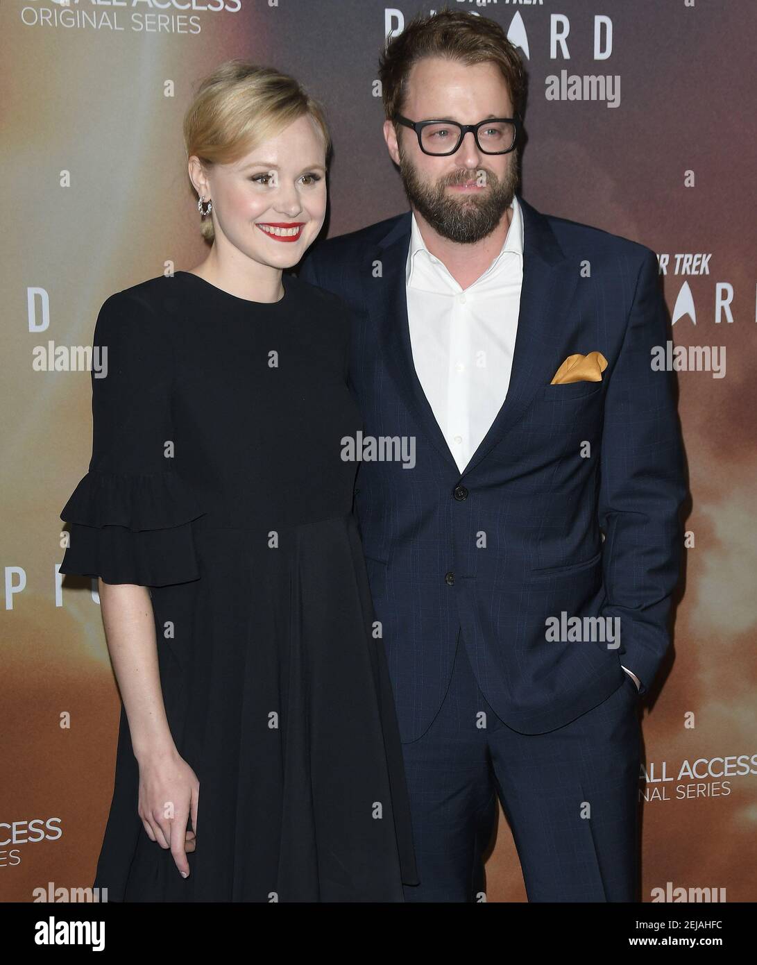 (LR) Alison Pill and Joshua Leonard at the CBS All Access' STAR TREK