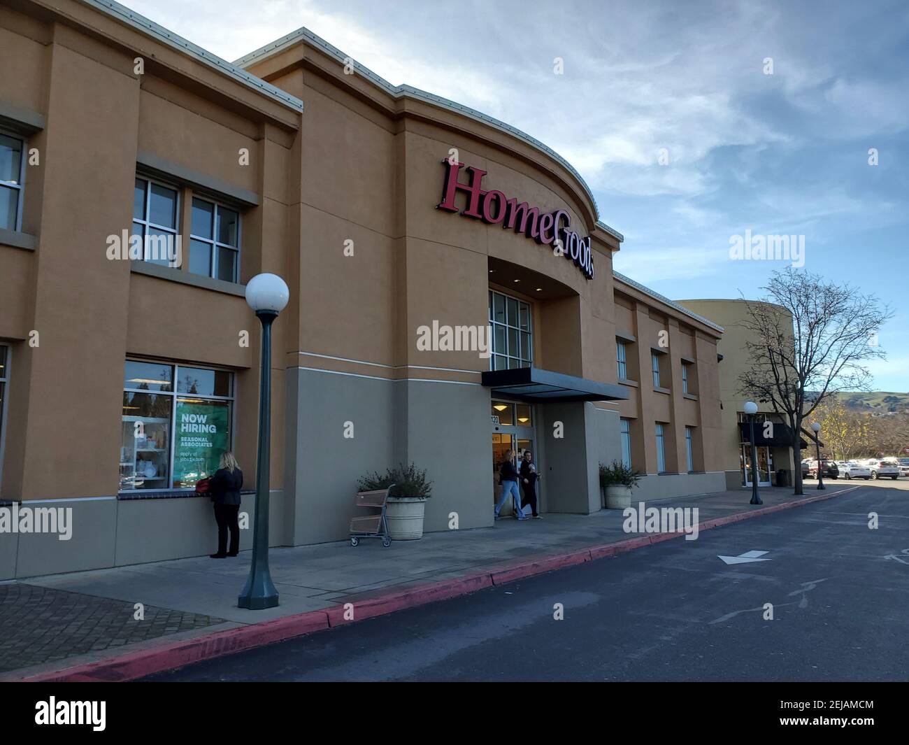 Facade of Homegoods store in San Ramon, California, January 2, 2020