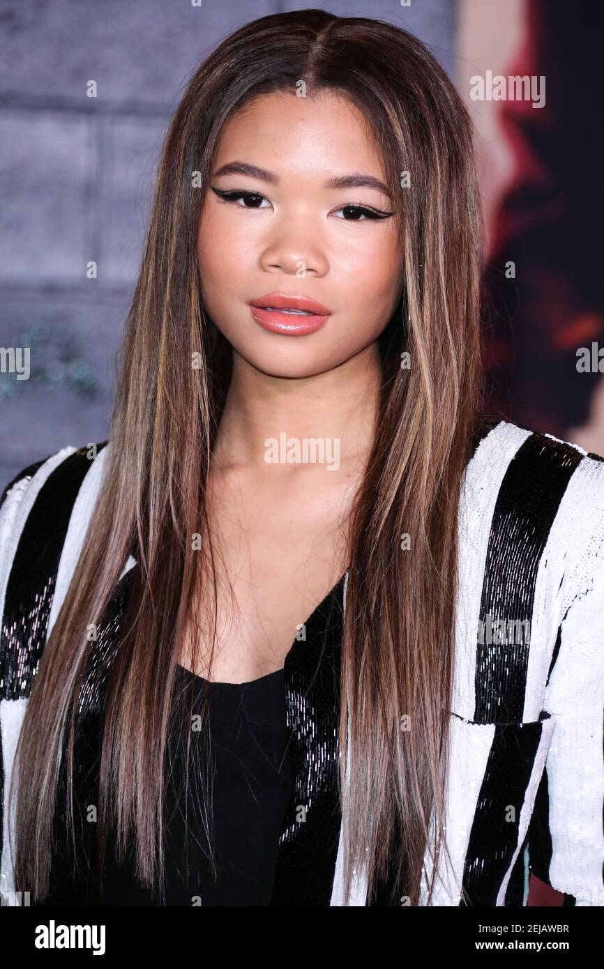 HOLLYWOOD, LOS ANGELES, CALIFORNIA, USA - JANUARY 14: Actress Storm