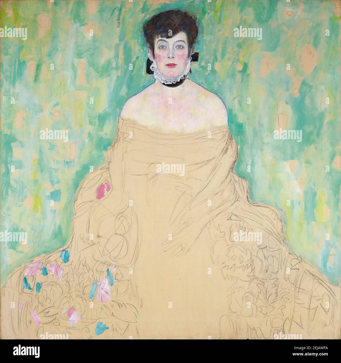 Gustav Klimt - Portrait of Amalie Zuckerkandl, 1918 Stock