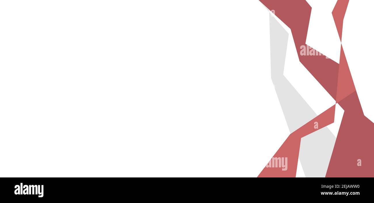 Abstract red and gray template. Vector Stock Vector