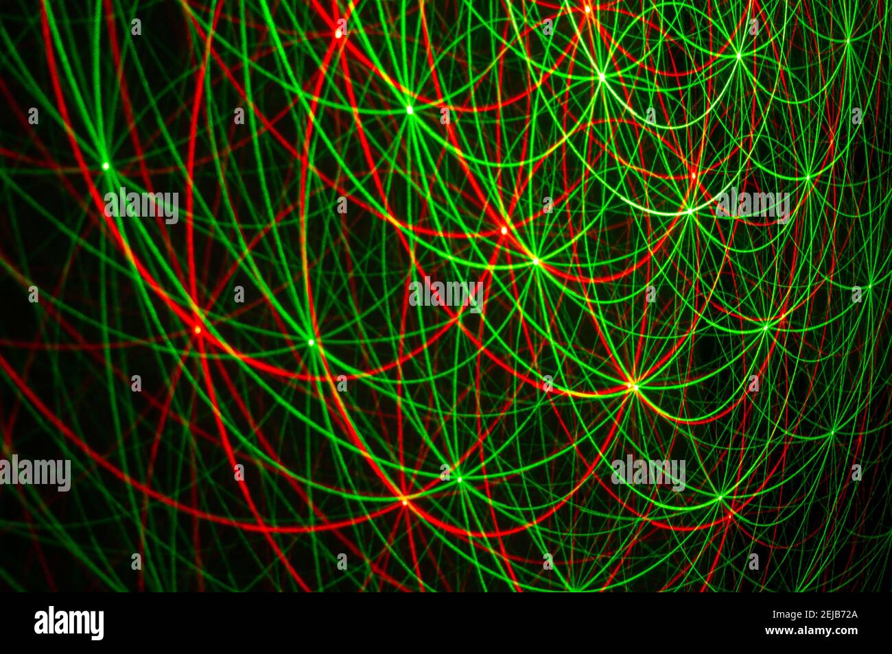 Glowing red green light motion hi-res stock photography and images - Alamy