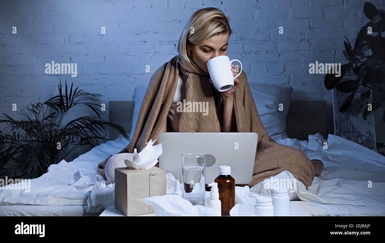 Cold tea laptop hi-res stock photography and images - Alamy