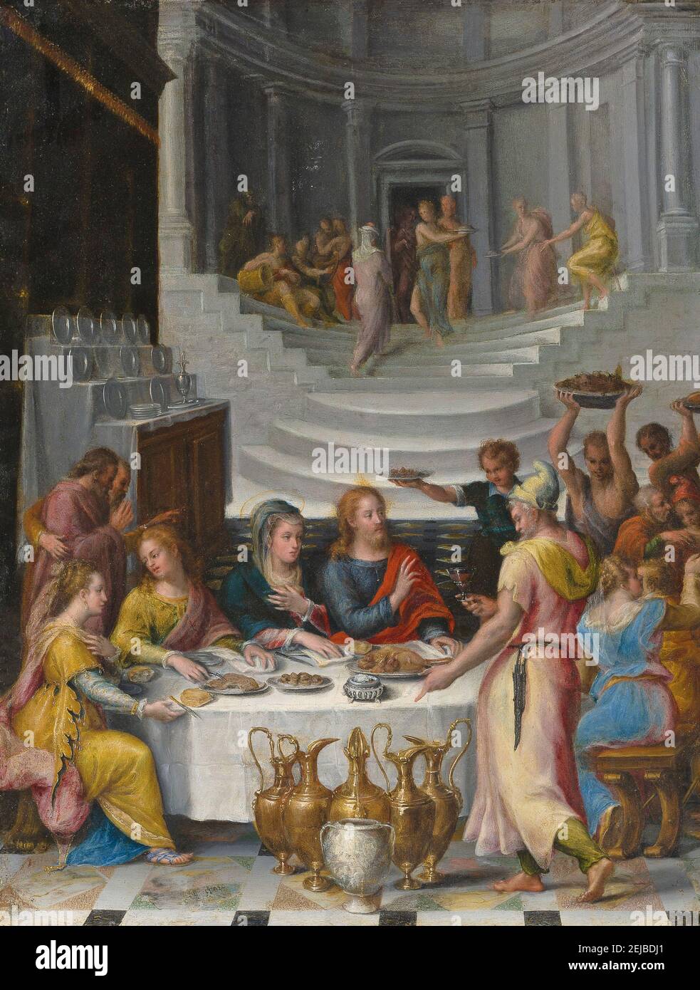 The Wedding Feast at Cana. Museum: PRIVATE COLLECTION. Author: LAVINIA ...