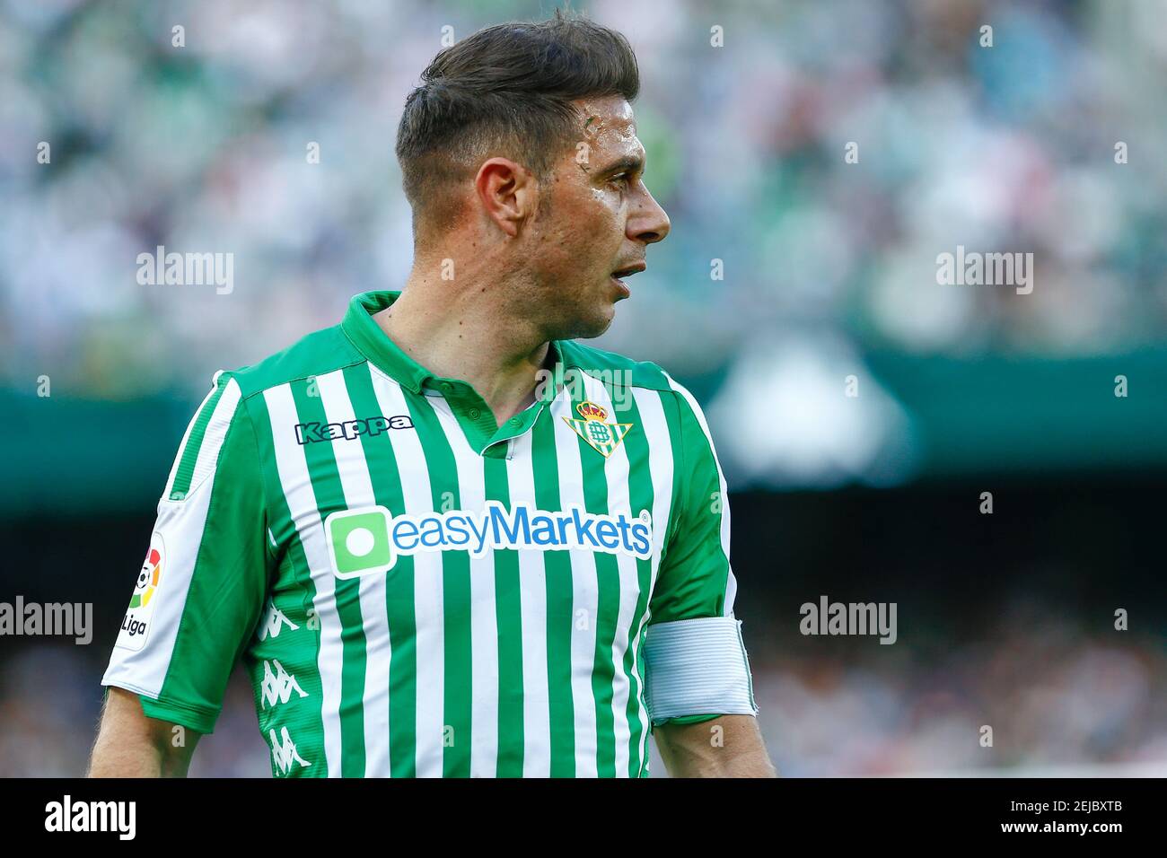 Joaquin Sanchez of Real Betis during the match Betis v Real Sociedad, of  LaLiga, 2019/2020 season, date 20. Benito Villamarin Stadium. Sevilla,  Spain, 19 Jan 2020. (Photo by pressinphoto/Sipa USA Stock Photo - Alamy