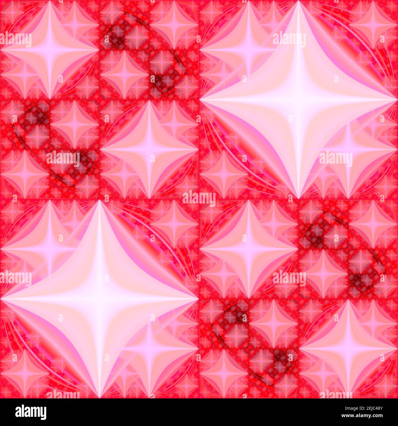 Fractal Tile Pattern Neon fractal seamless background tile with unique design of colorful ...