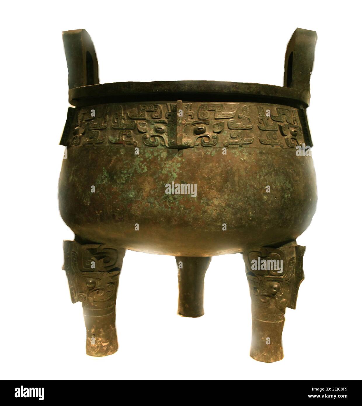 Da Yu ding. Chinese bronze ding vessel. Museum National Museum of China, Beijing. Author The