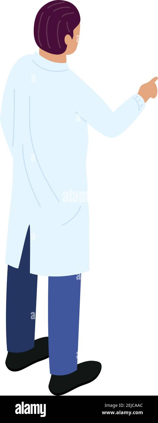 Doctor isometric avatar icon vector hi-res stock photography and images ...