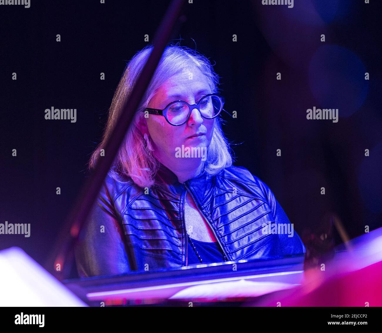 Renee Rosnes performs with Artemis band during Winter Jazz Festival at