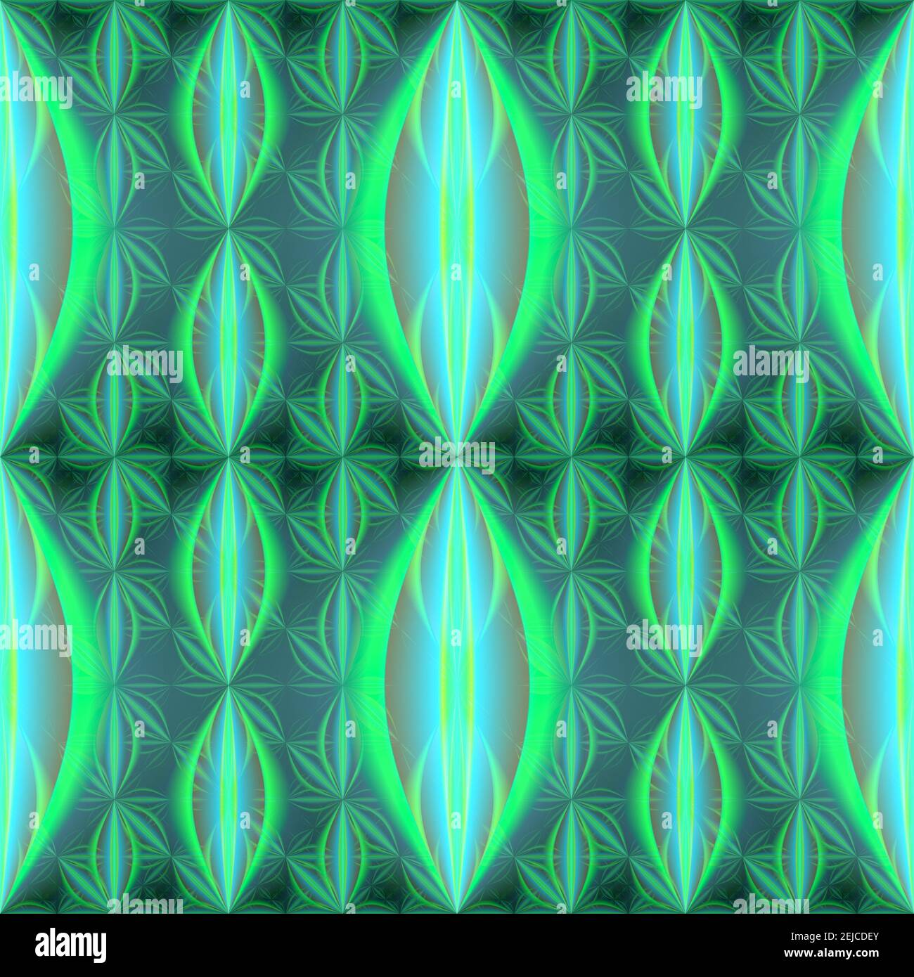 Fractal Tile Pattern Neon fractal seamless background tile with unique design of colorful ...