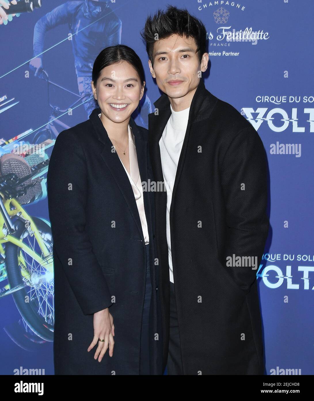 (L-R) Dianne Doan and Manny Jacinto at the Cirque Du Soleil VOLTA Los ...