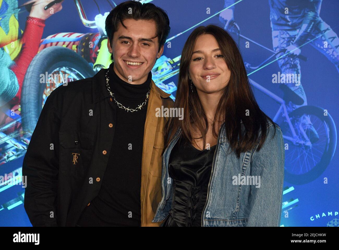 LOS ANGELES, CALIFORNIA - JANUARY 21:Isaak Presley and Mackenzie