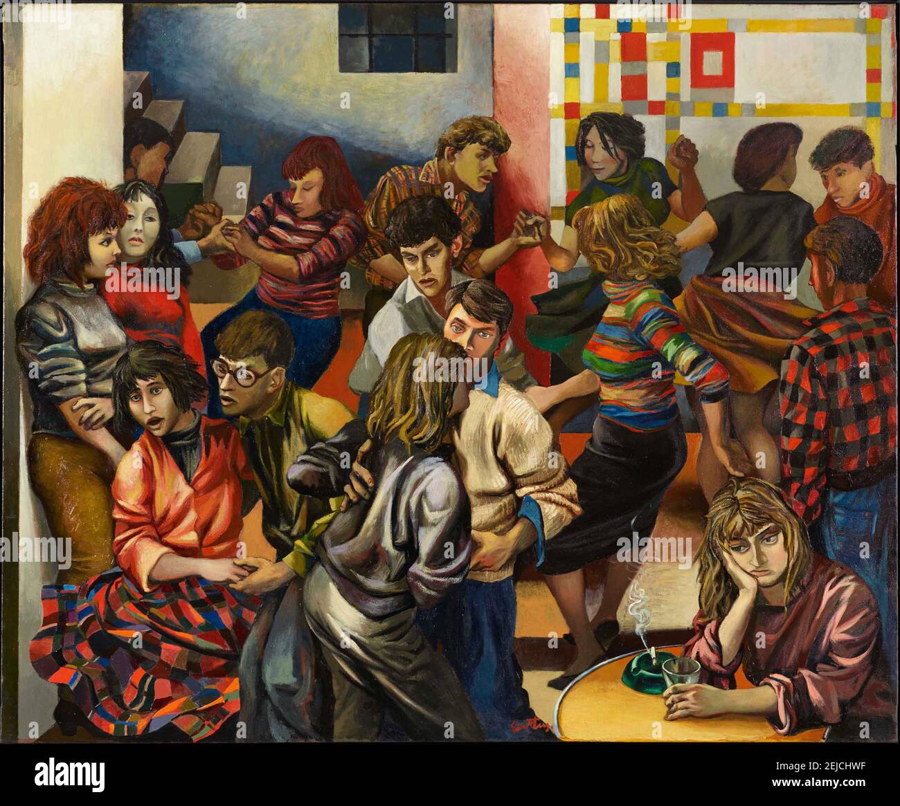 Boogie woogie. Museum: PRIVATE COLLECTION. Author: RENATO GUTTUSO. Stock Photo