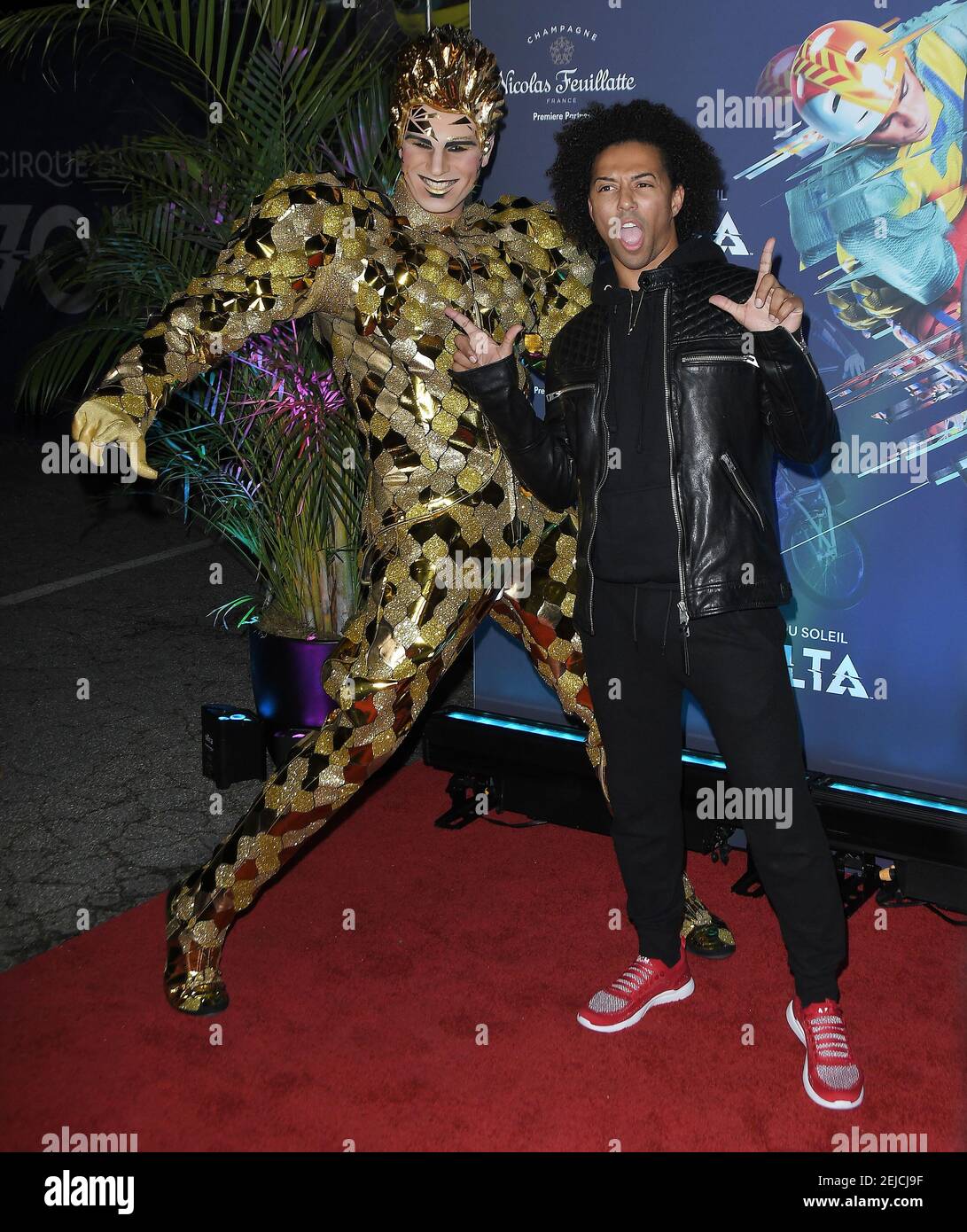 Shangela aka Darius Jeremy Pierce arrives at the Cirque Du Soleil VOLTA