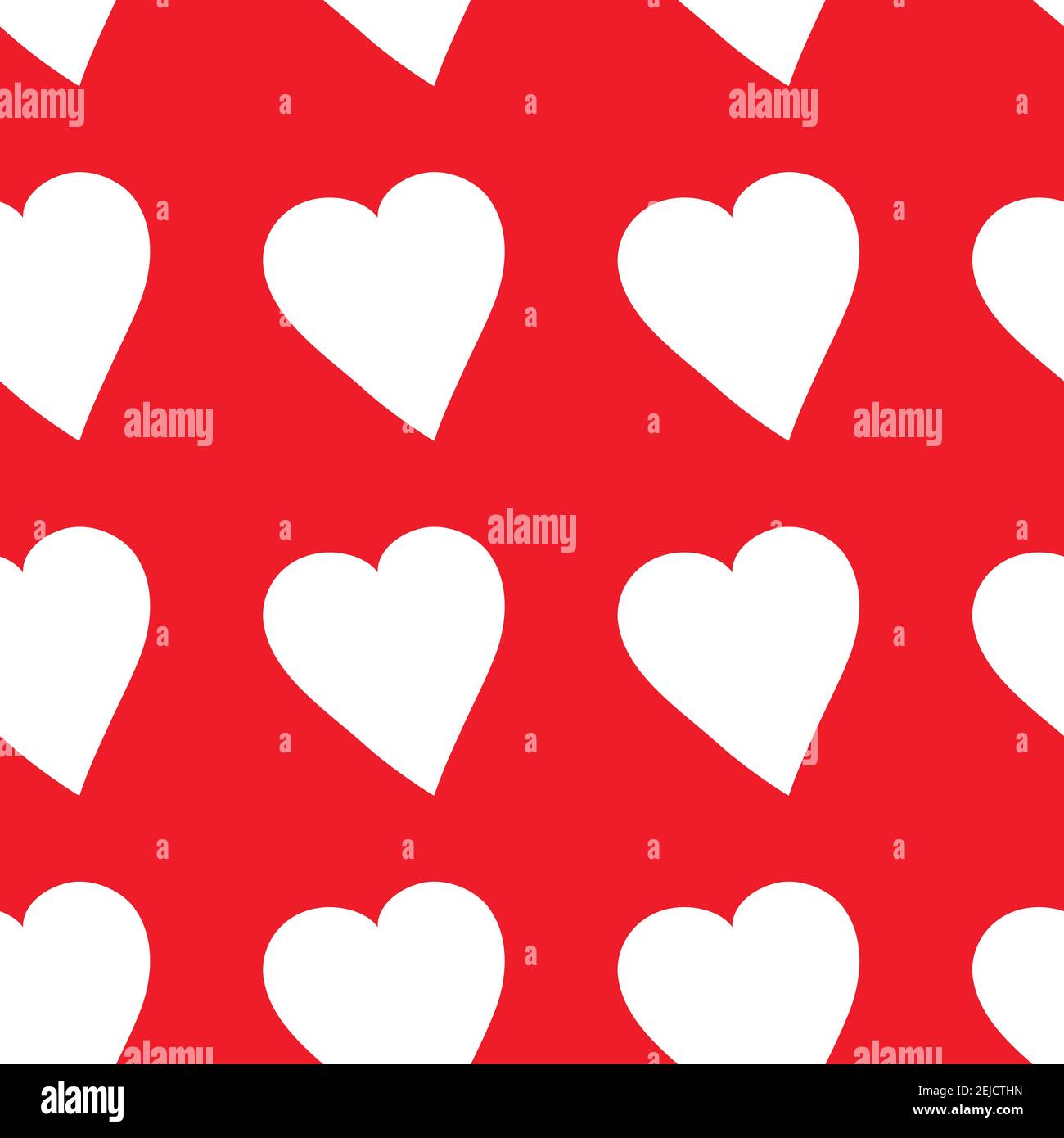 White heart on red background seamless pattern for textile design, wrapping  paper, wallpaper, heart-shaped background Stock Vector Image & Art - Alamy