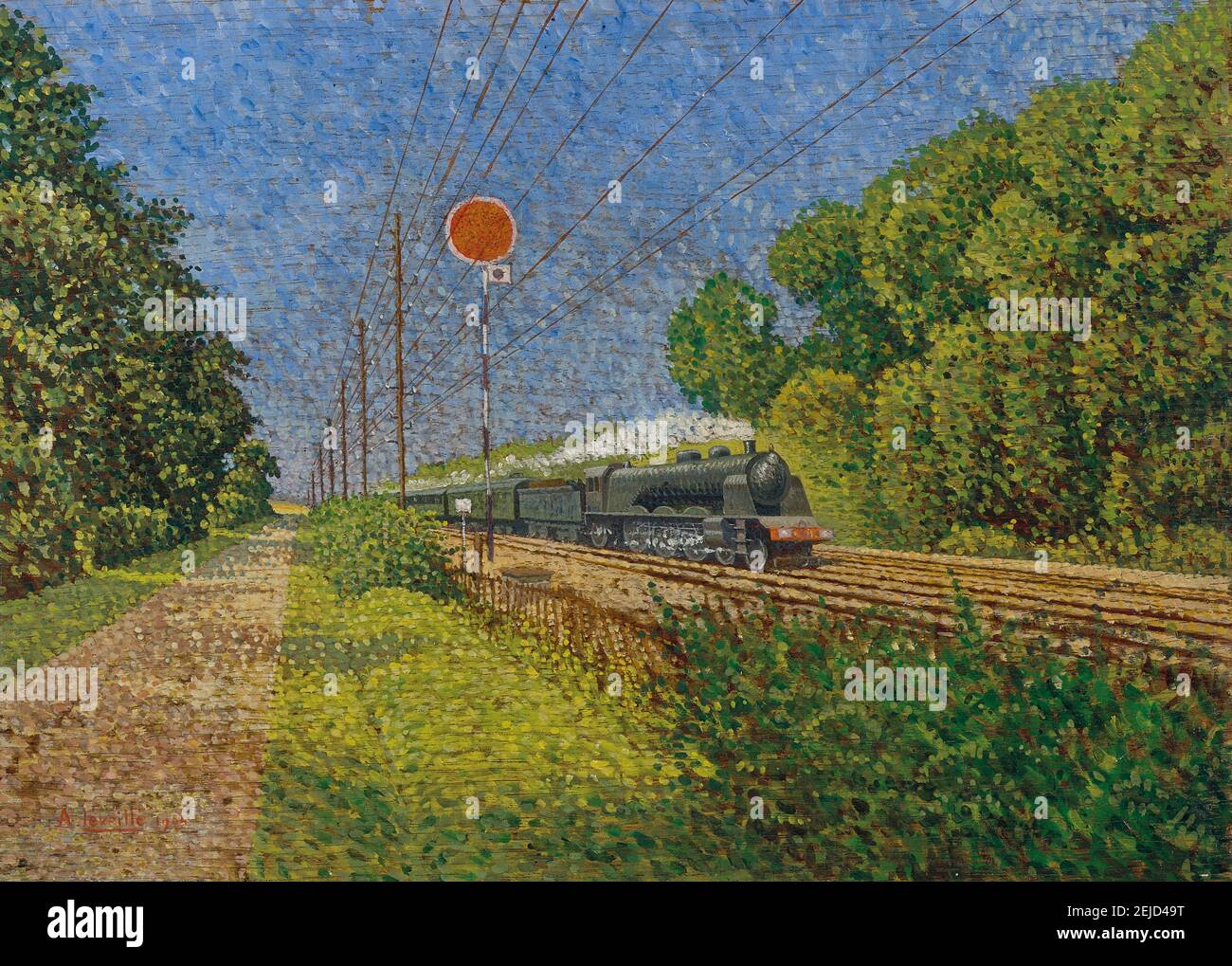 Locomotive Museum Private Collection Author Andre Leveille Stock 