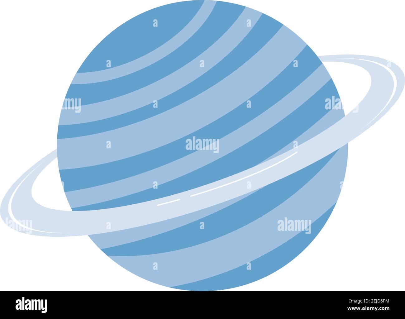 saturn planet with ring orbiting vector illustration design Stock ...