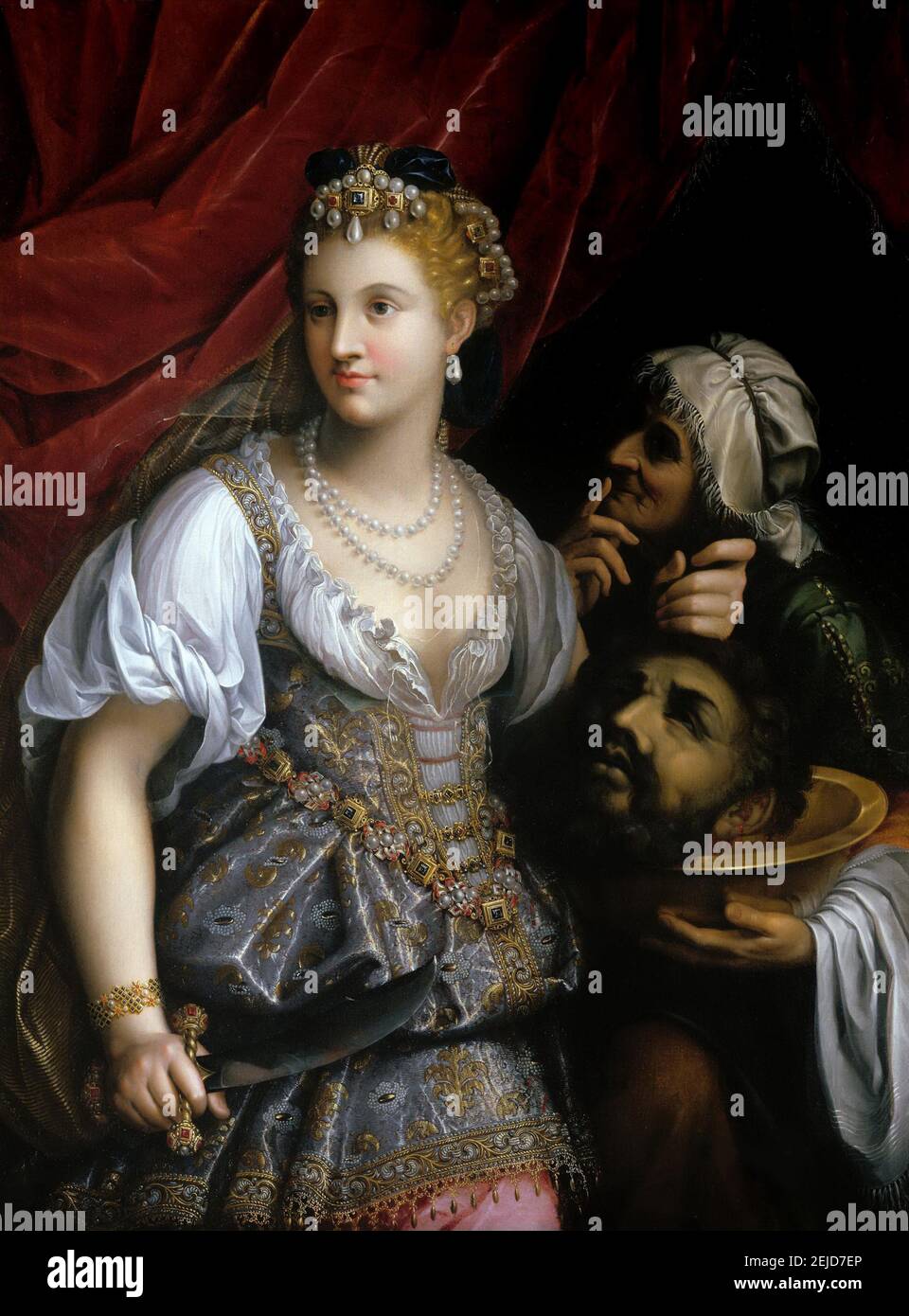 Judith with the Head of Holofernes. Museum: Galleria Borghese, Rome. Author: FEDE GALIZIA. Stock Photo