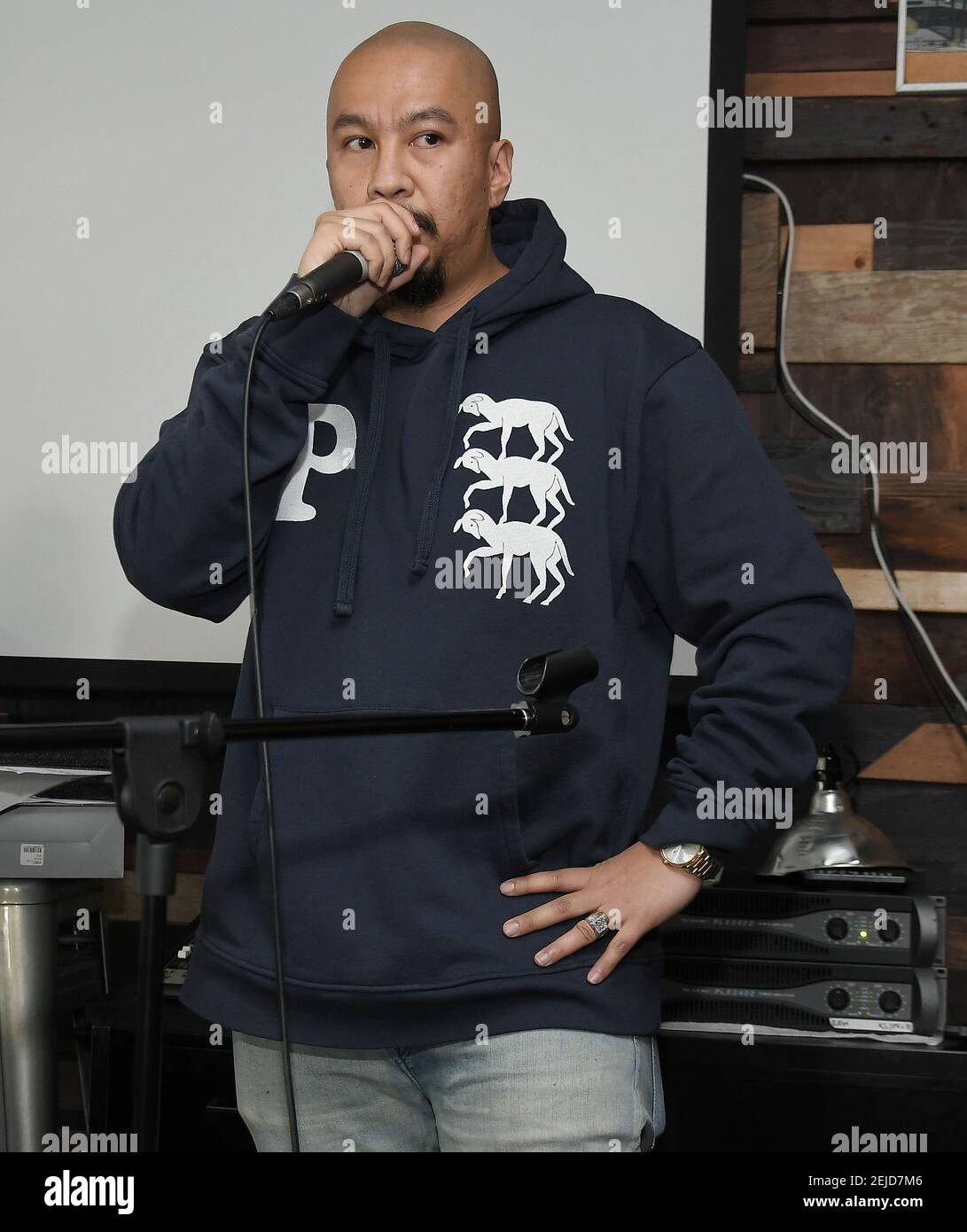 Honoree Illmind at the MYX Presents FILIPINOS IN MUSIC Pre-Grammy