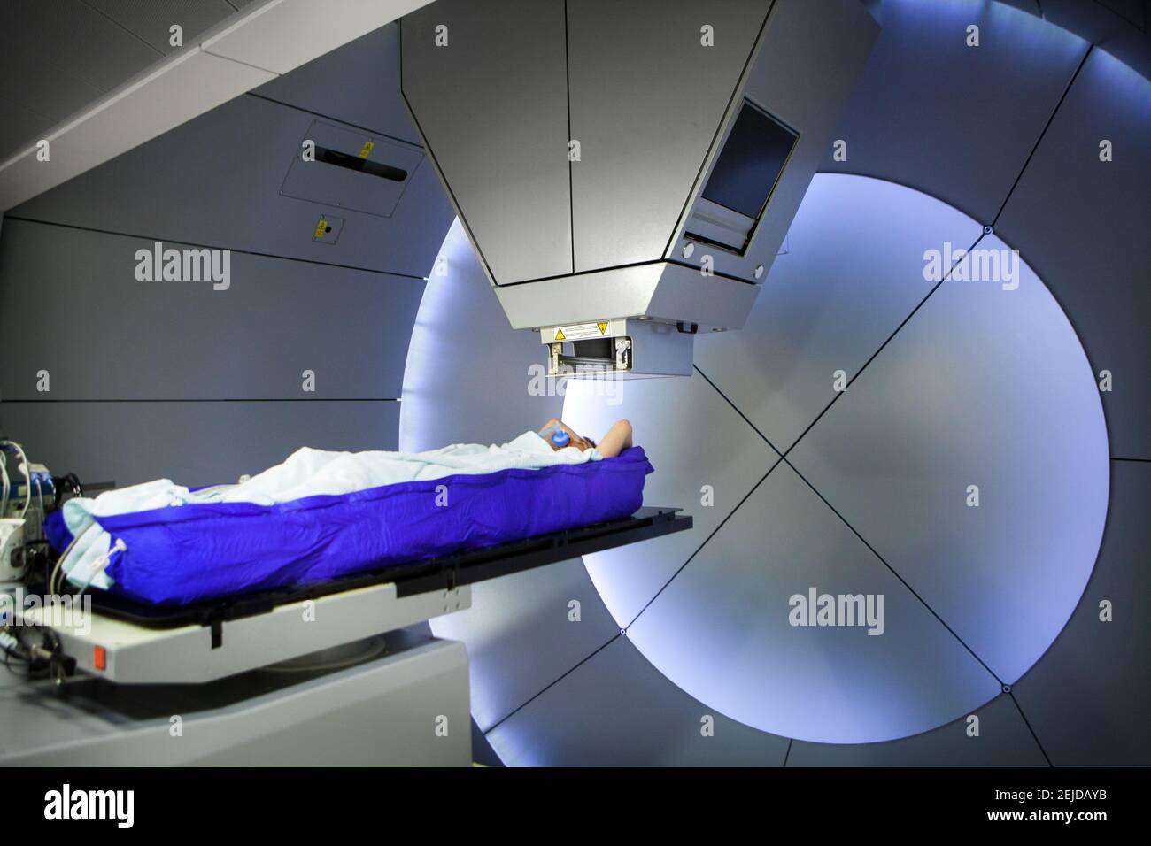 Proton Therapy Irradiates Cancer Cells With A Beam Of Protons Inside ...