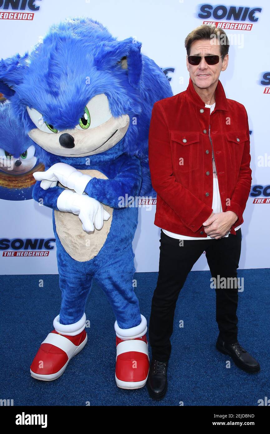 Sonic The Hedgehog, Jim Carrey attend the LA Premiere Of "Sonic The ...