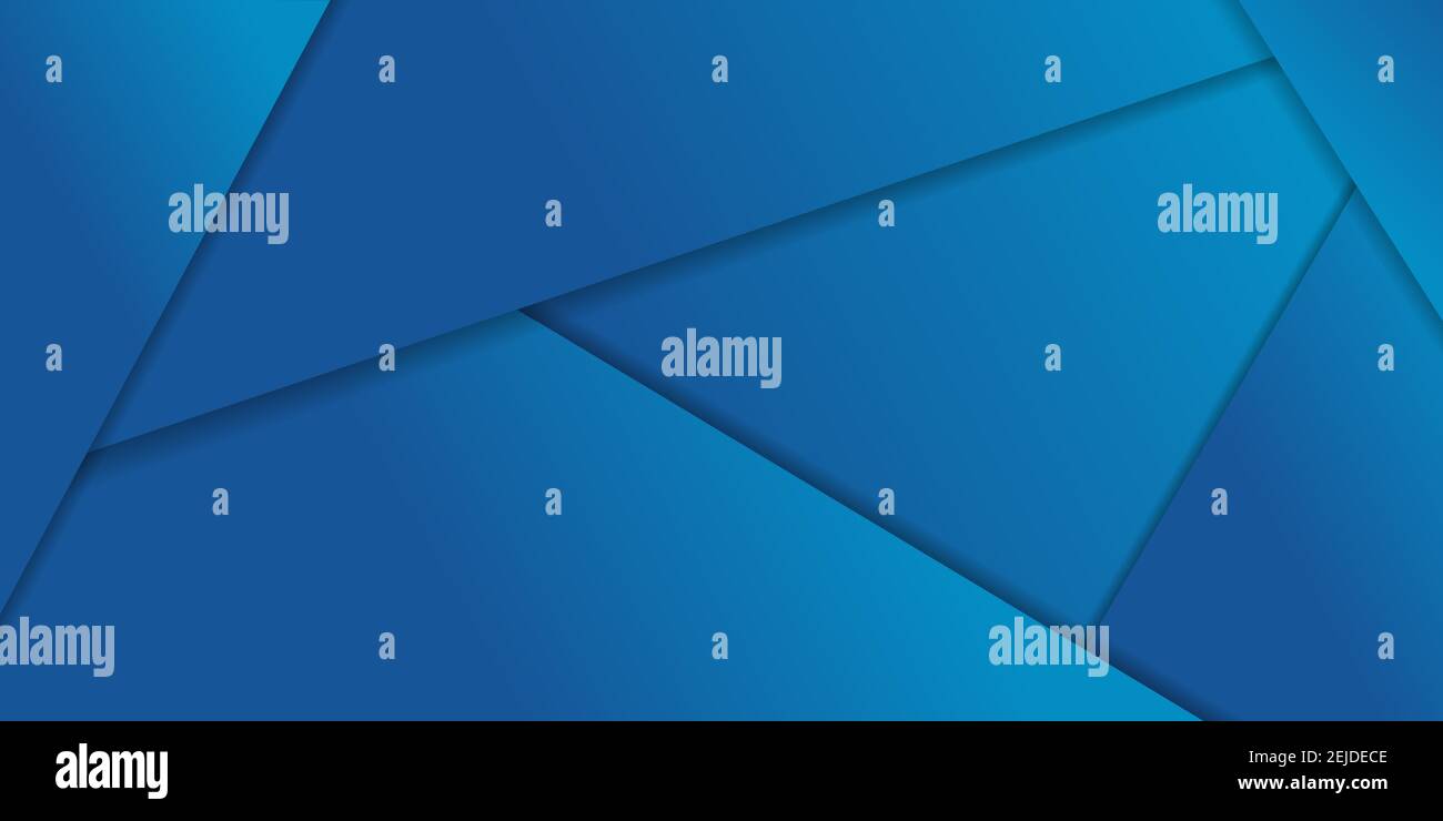 Abstract blue background with paper cut out effect. Vector Stock Vector ...