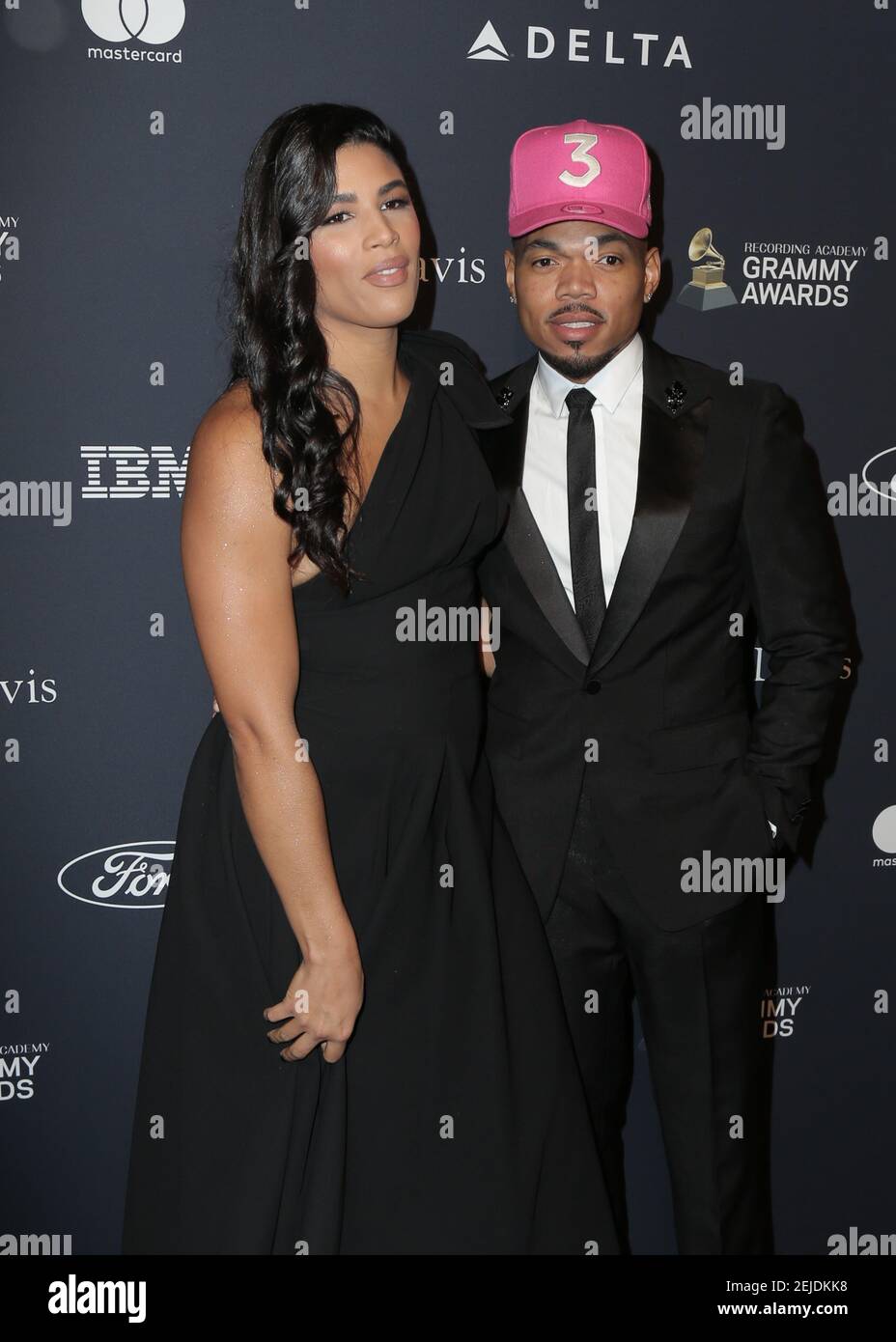 Chance The Rapper walking the red carpet at the Clive Davis' 2020 Pre ...