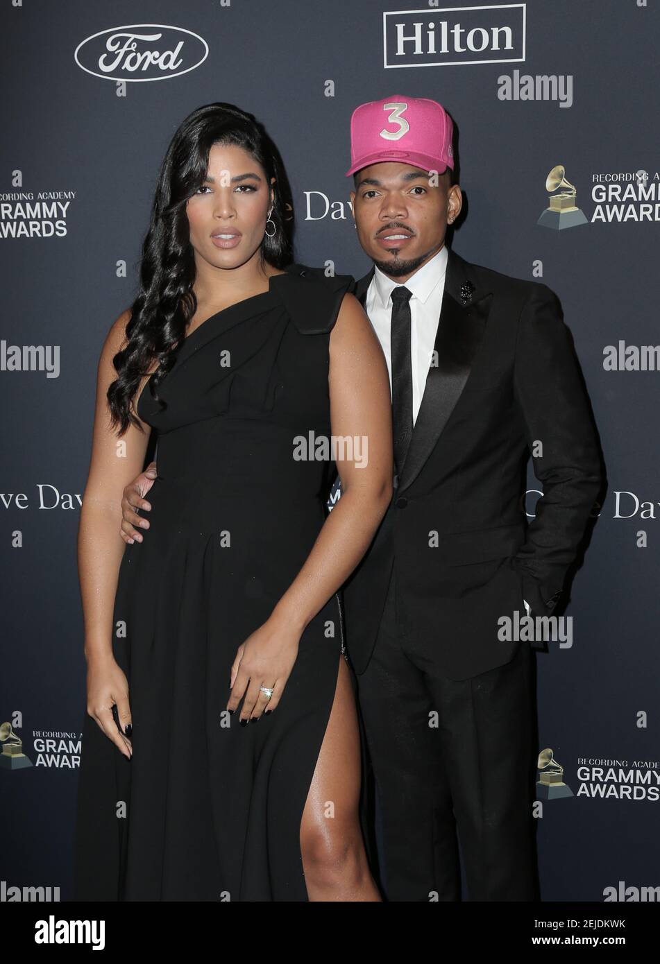 Chance The Rapper walking the red carpet at the Clive Davis' 2020 Pre ...