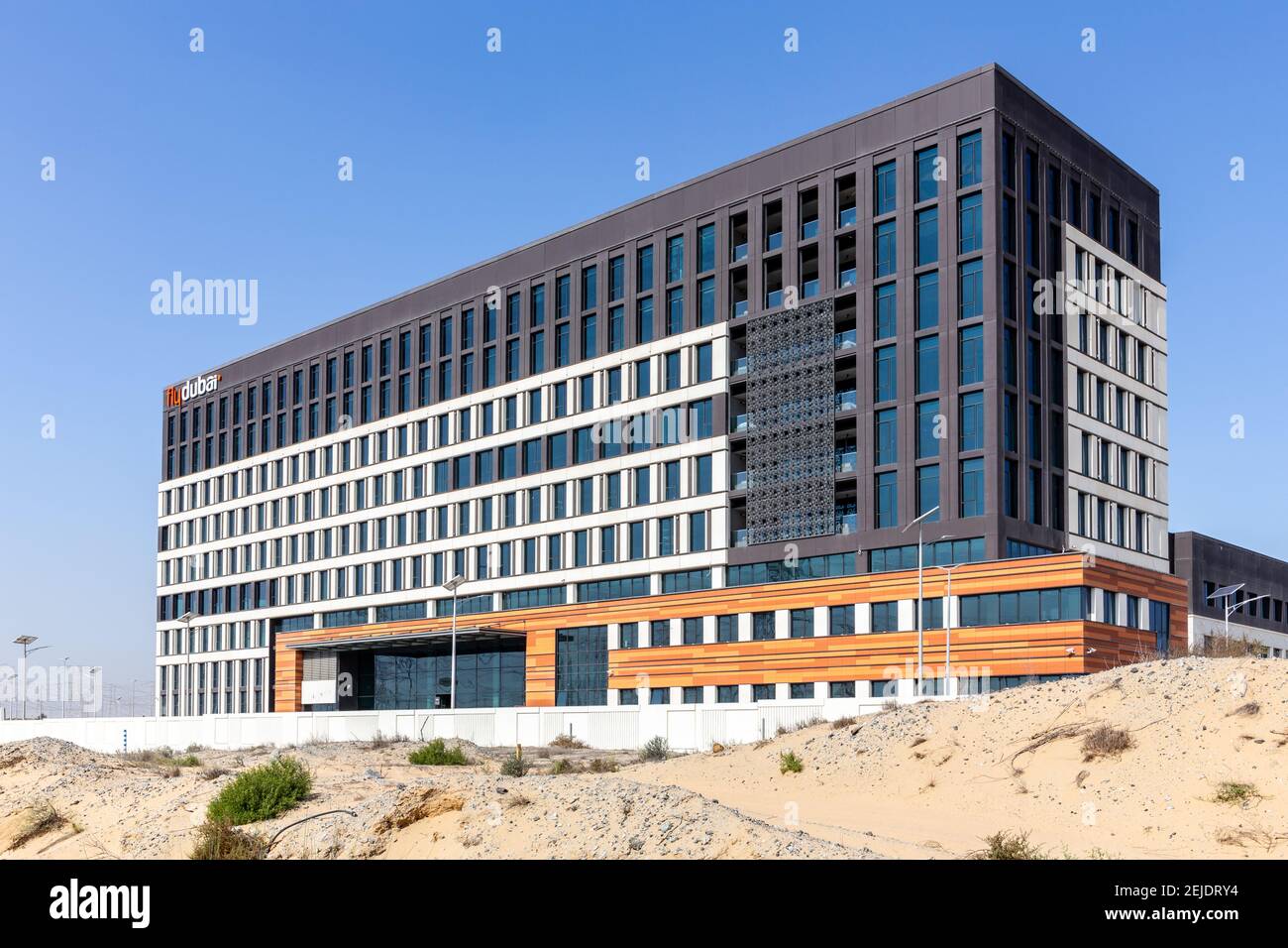 Dubai, UAE, 22.02.2021. New flydubai Headquarters building finished