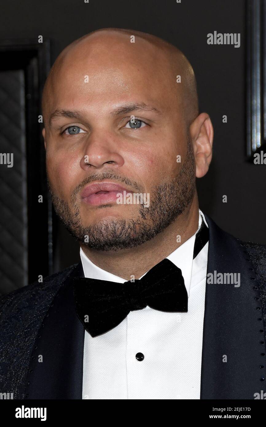 Stephen Belafonte arrives at the 62nd Annual Grammy Awards red carpet