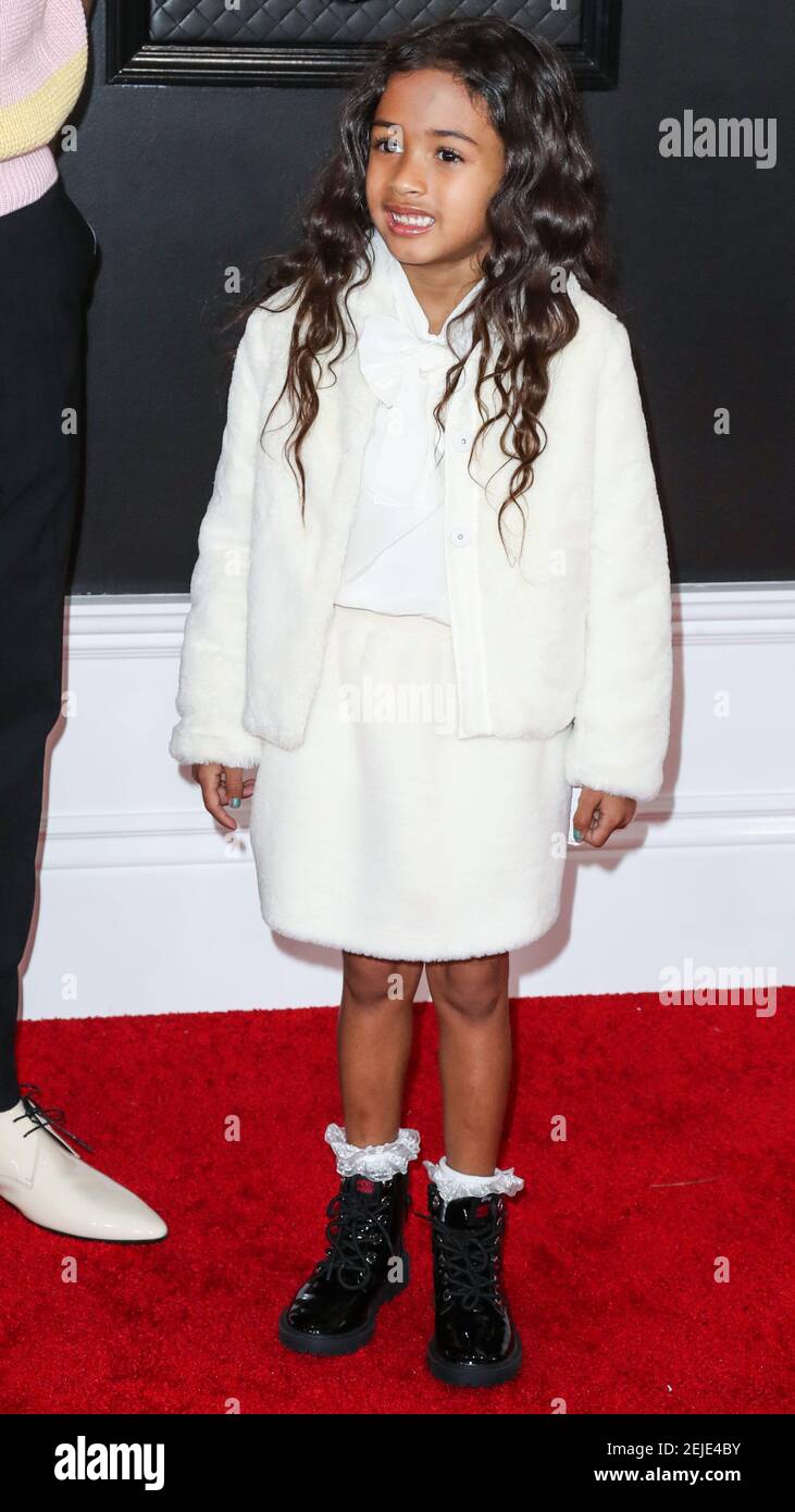 LOS ANGELES, CALIFORNIA, USA - JANUARY 26: Royalty Brown arrives at the
