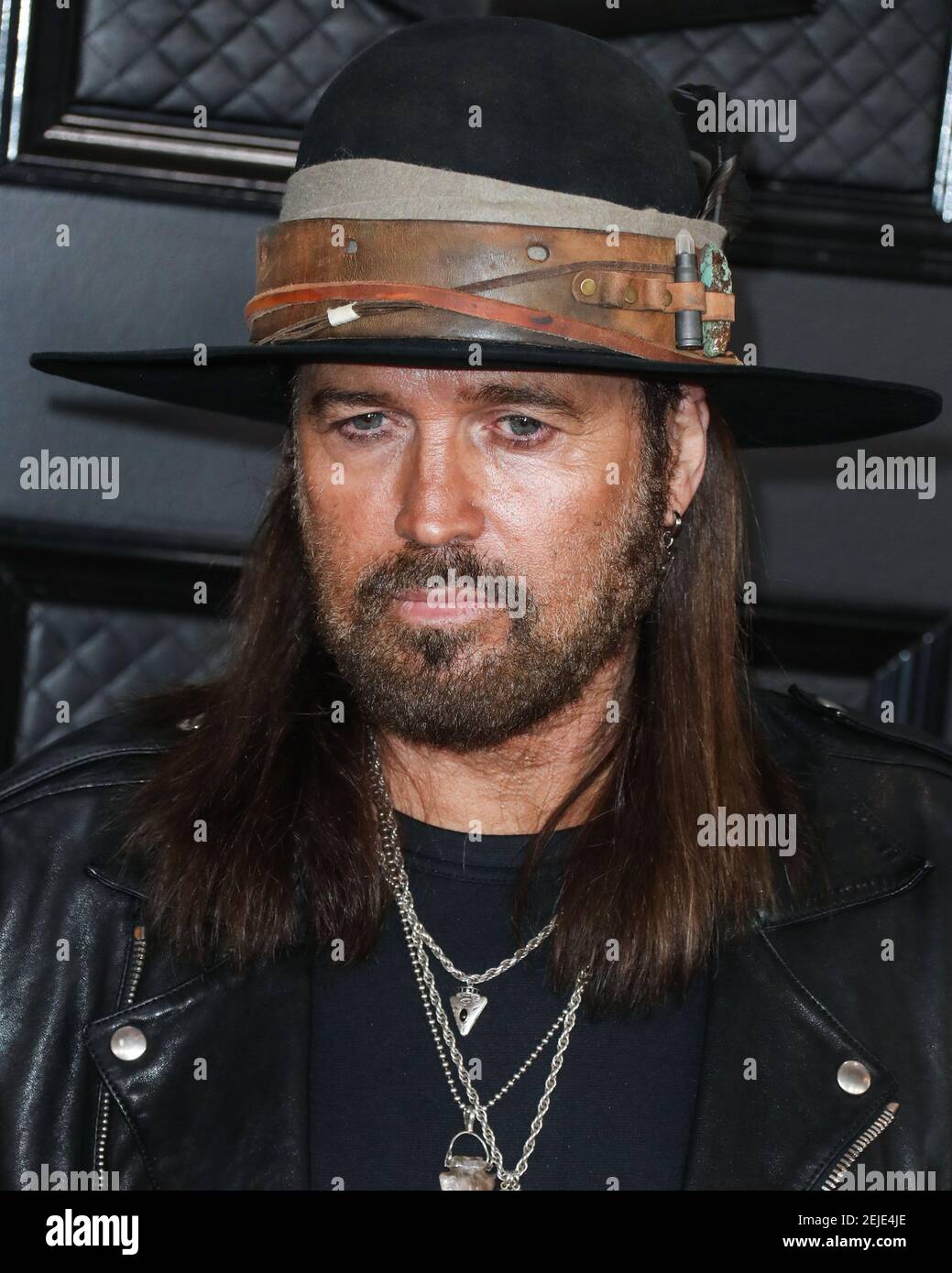 LOS ANGELES, CALIFORNIA, USA - JANUARY 26: Billy Ray Cyrus Arrives At