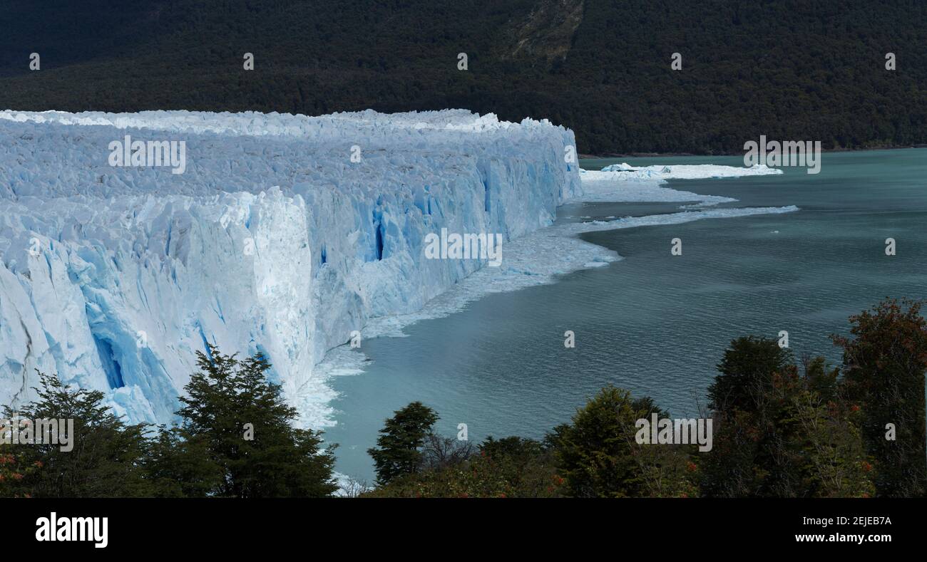 Perito Moreno Glacier, Southern Patagonian Ice Field, Los Glaciares National Park, Patagonia, Argentina Stock Photo
