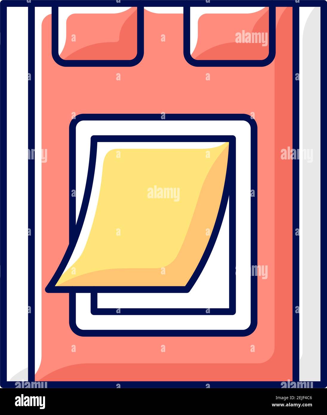 Pet doors RGB color icon Stock Vector
