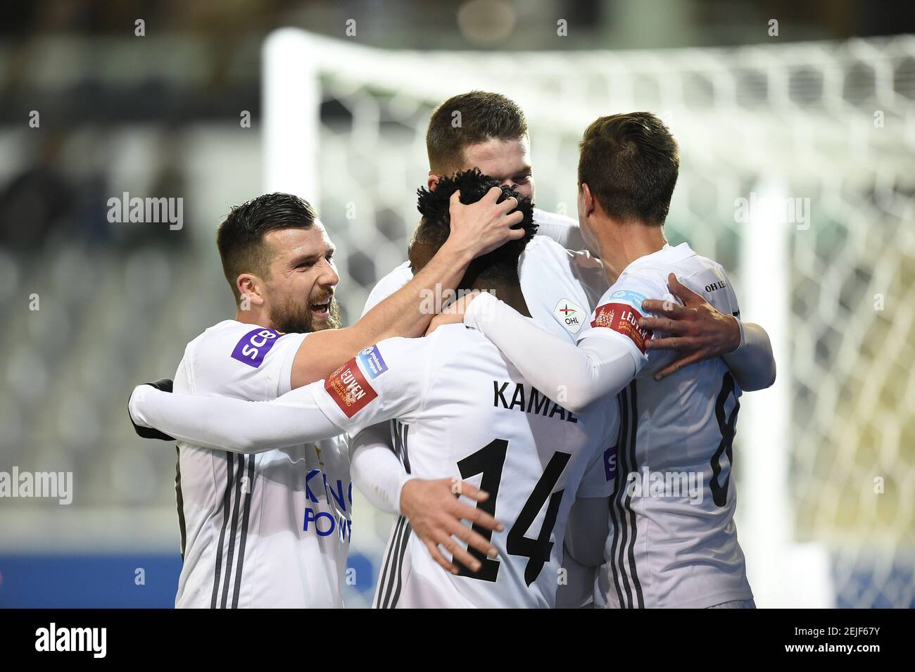 Ohl S Thomas Henry Celebrates After Scoring During A Soccer Match Between Oh Leuven And Ksv Roeselare Saturday 01 February 2020 In Oud Heverlee Leuven On Day 24 Of The Proximus League 1b Division