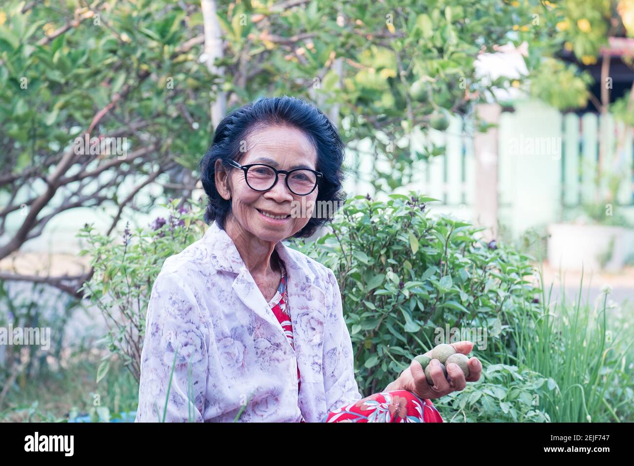 Asian woman 60s hi-res stock photography and images - Alamy